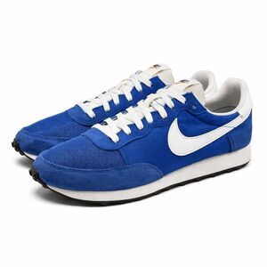 Nike Blue Suede Nylon Low Top Running Sneakers Men’s Lace Up 9.5
